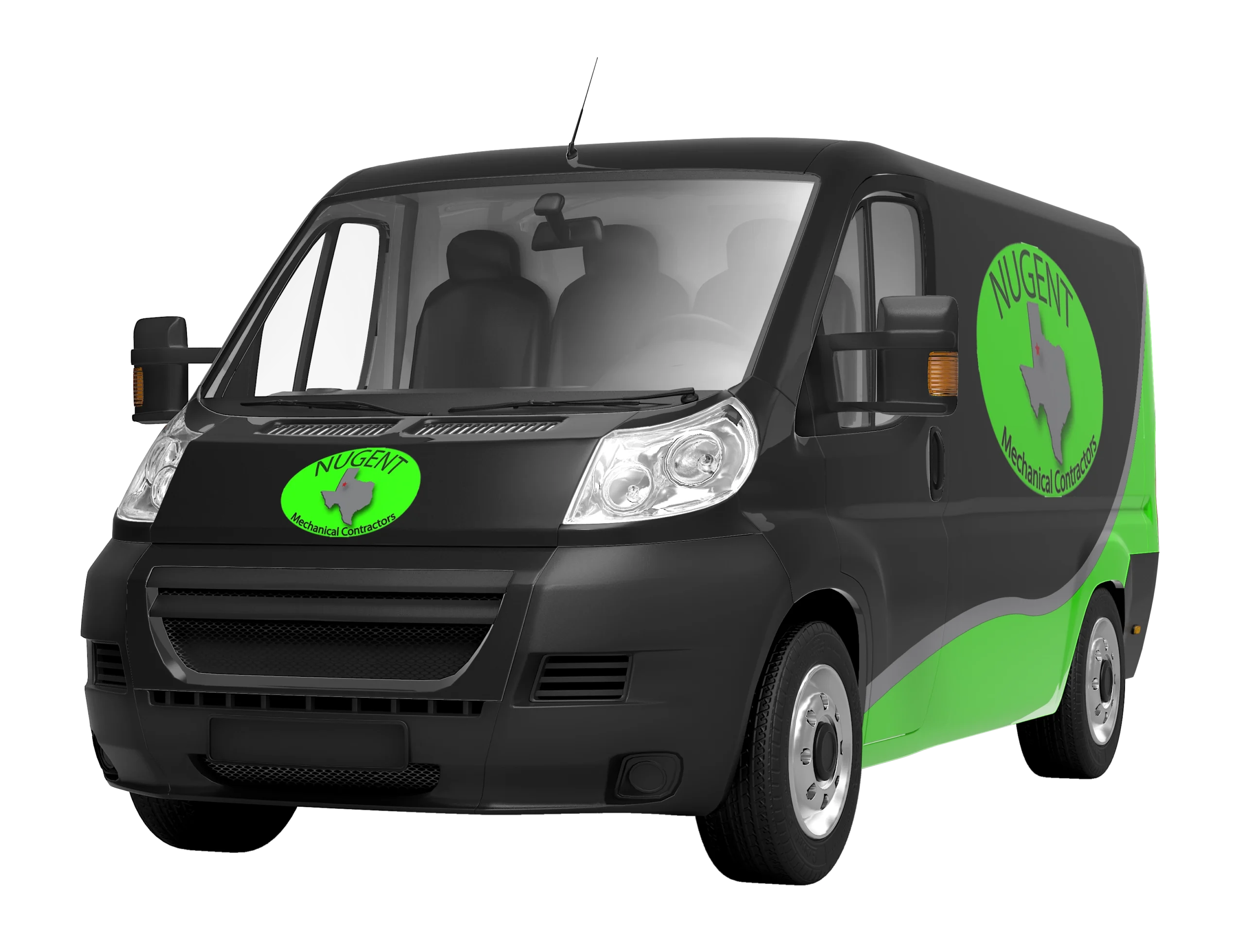 Nugent mechanical contractors black van